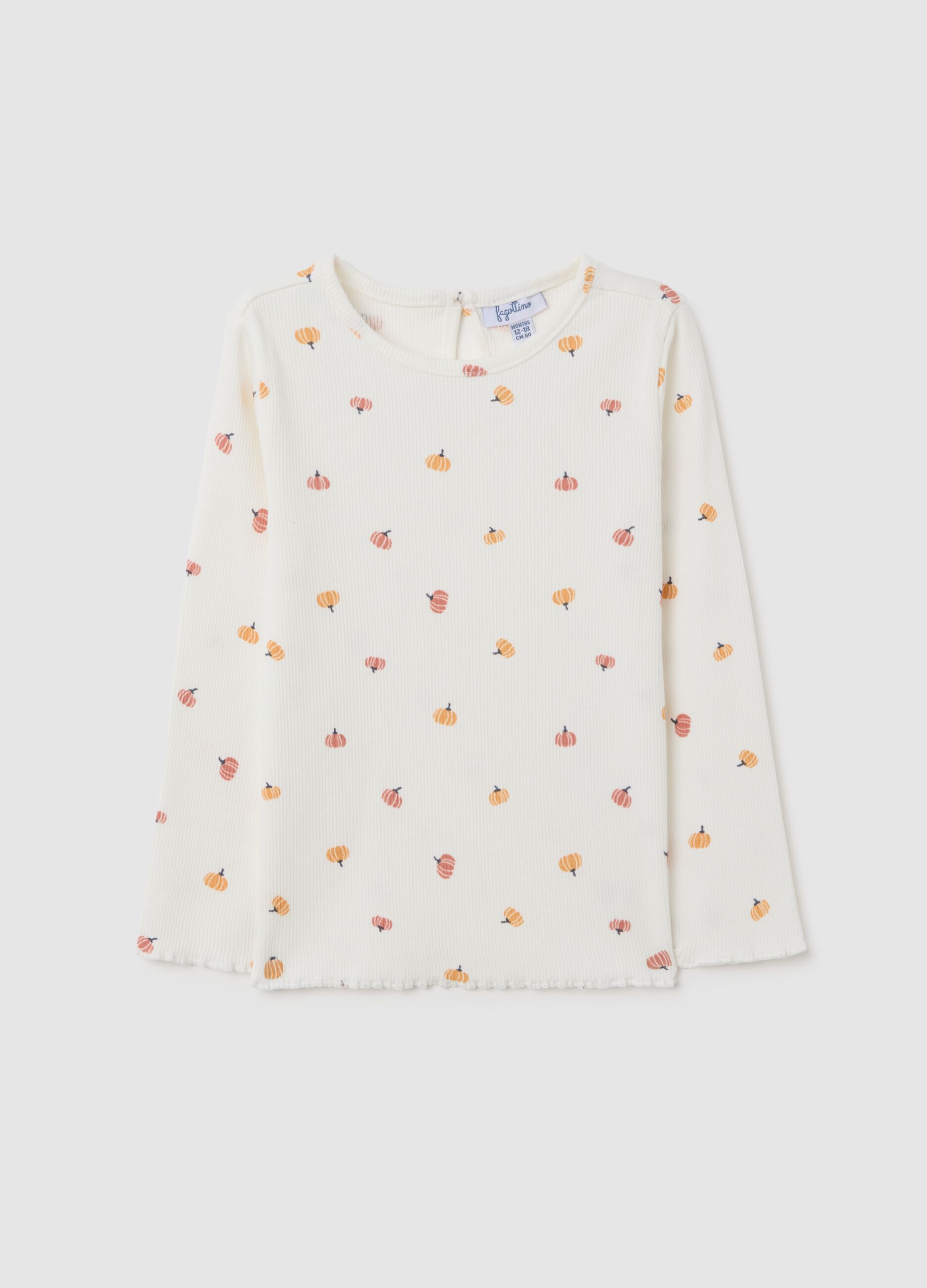 Baby girl's multicoloured cotton blend regular fit shirt