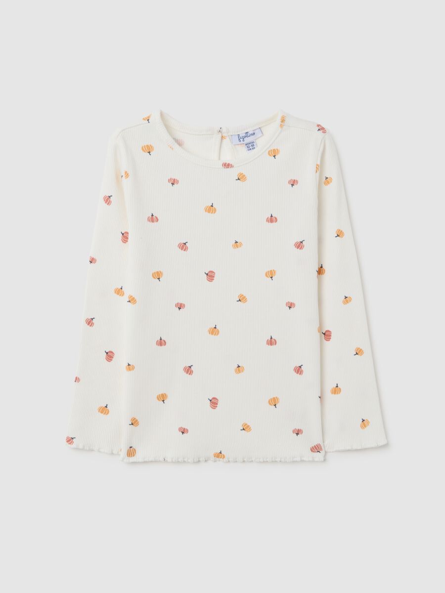 Baby girl's multicoloured cotton blend regular fit shirt_0