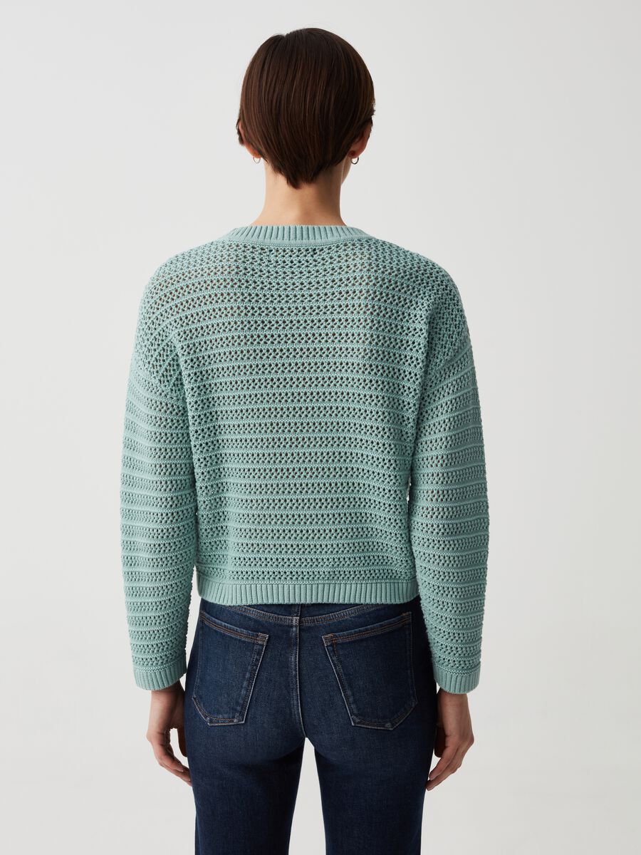 Pullover in cotone crochet_2