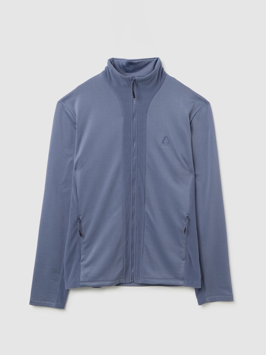 ALTAVIA FULL ZIP WAFFLE FLEECE WITH DEBORAH COMPAGNONI_4