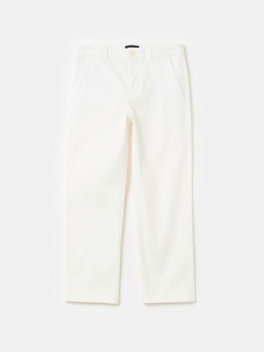 Pantaloni chino in cotone stretch_4