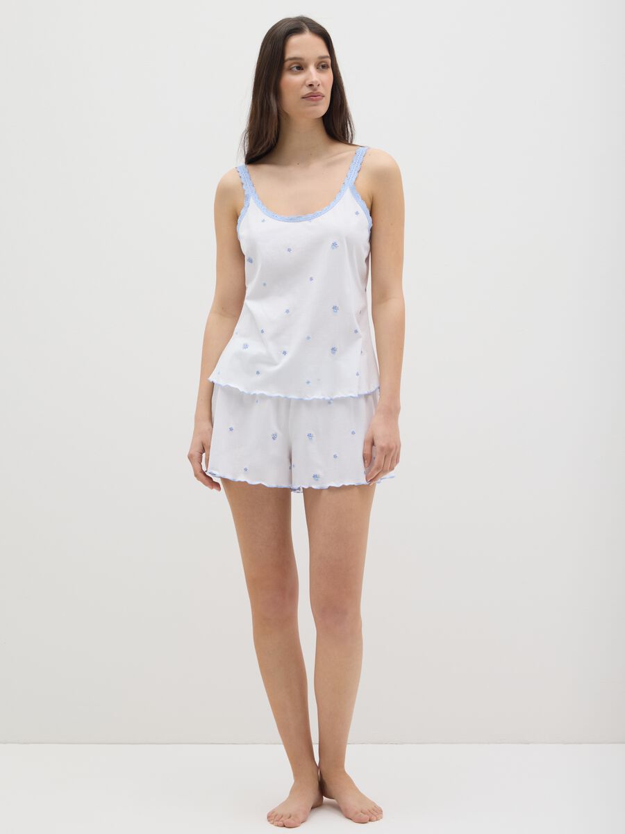 Women's pyjamas in pure cotton multicolour regular fit_0