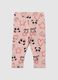Baby Girl Cotton Stretch Pink Treggings_1