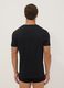Black crew-neck T-shirt in pure Supima cotton, regular fit_3