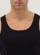 Pack of three black pure cotton tank tops regular fit_1