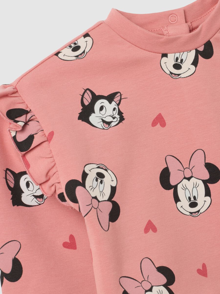 Regular fit pink cotton baby girl outfit_2