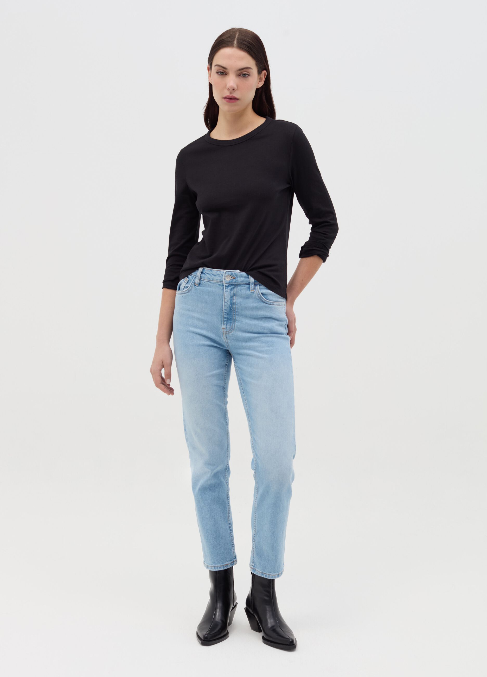 Jeans slim fit cropped