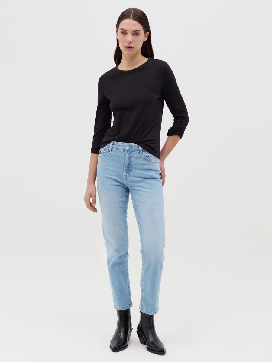 Slim-fit cropped jeans_0