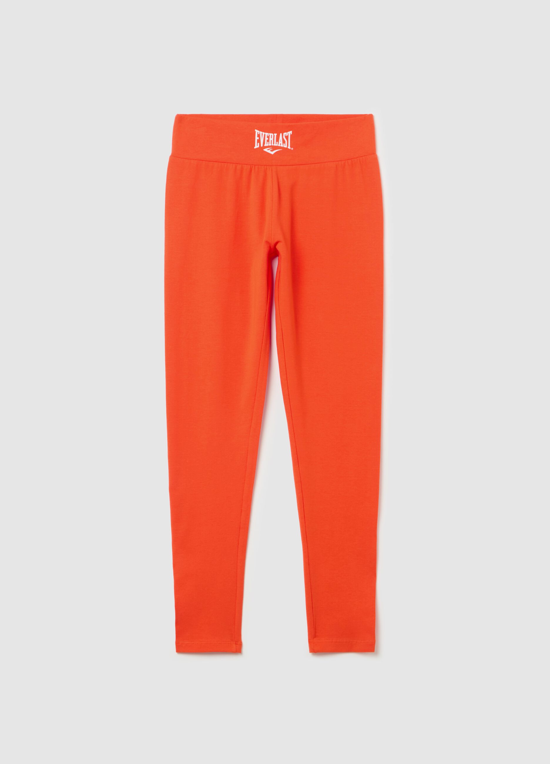 Leggings in cotone stretch con stampa