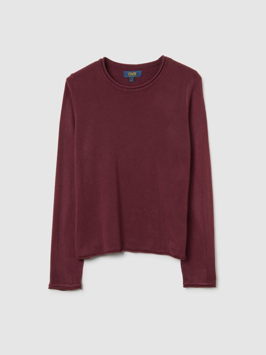 Maglione bordeaux fitted_4