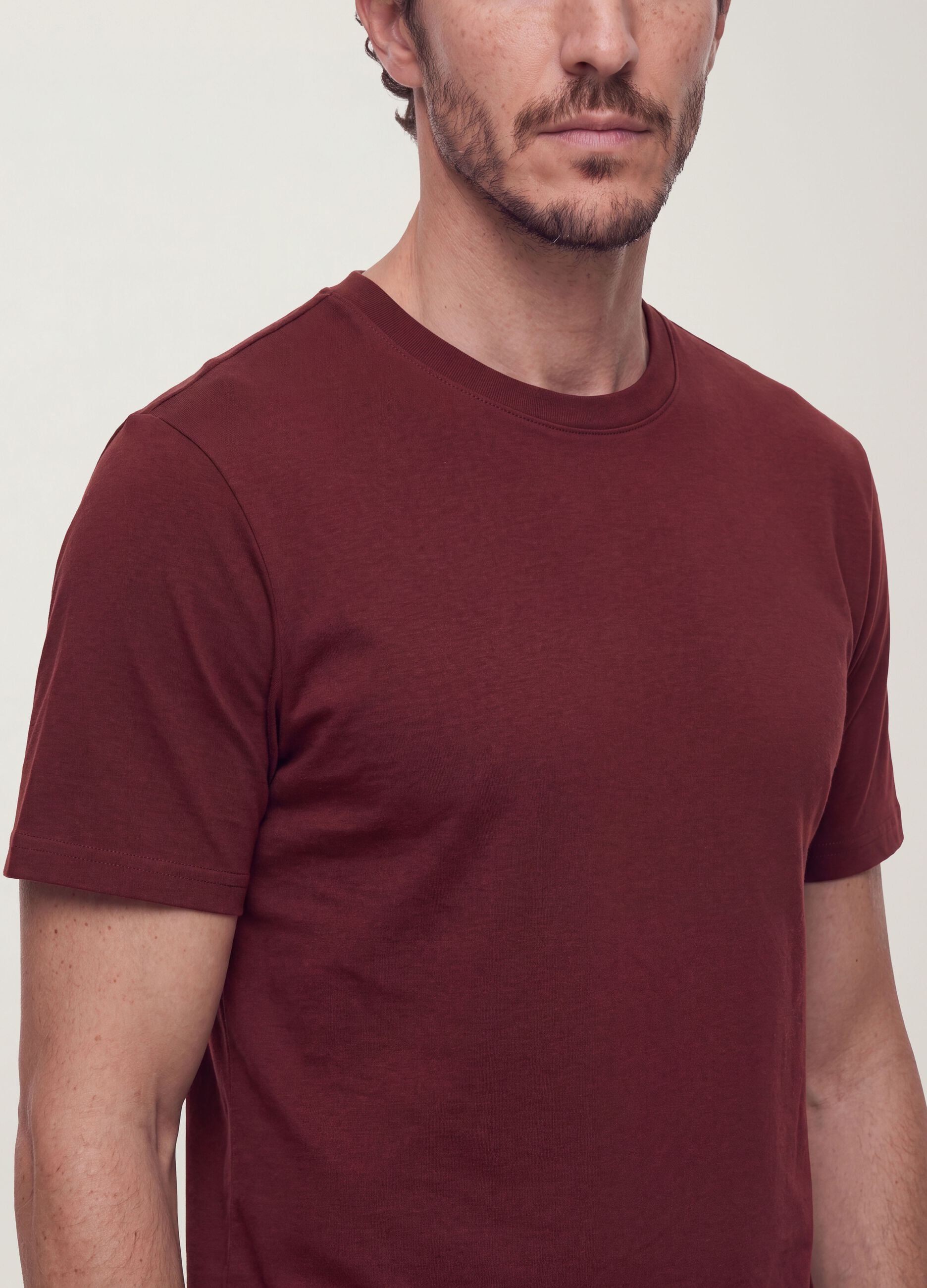 Red The Iconic Tee pure cotton short-sleeve T-shirt, relaxed fit