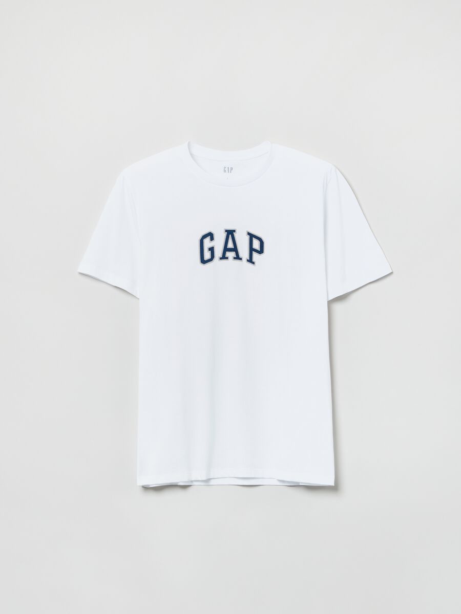 Cotton T-shirt with embroidered logo_1