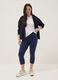 Leggings blu in cotone elasticizzato skinny fit_0