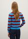 Maglione a righe multicolor in pura lana_2