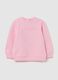 French terry sweatshirt with tulle heart_0