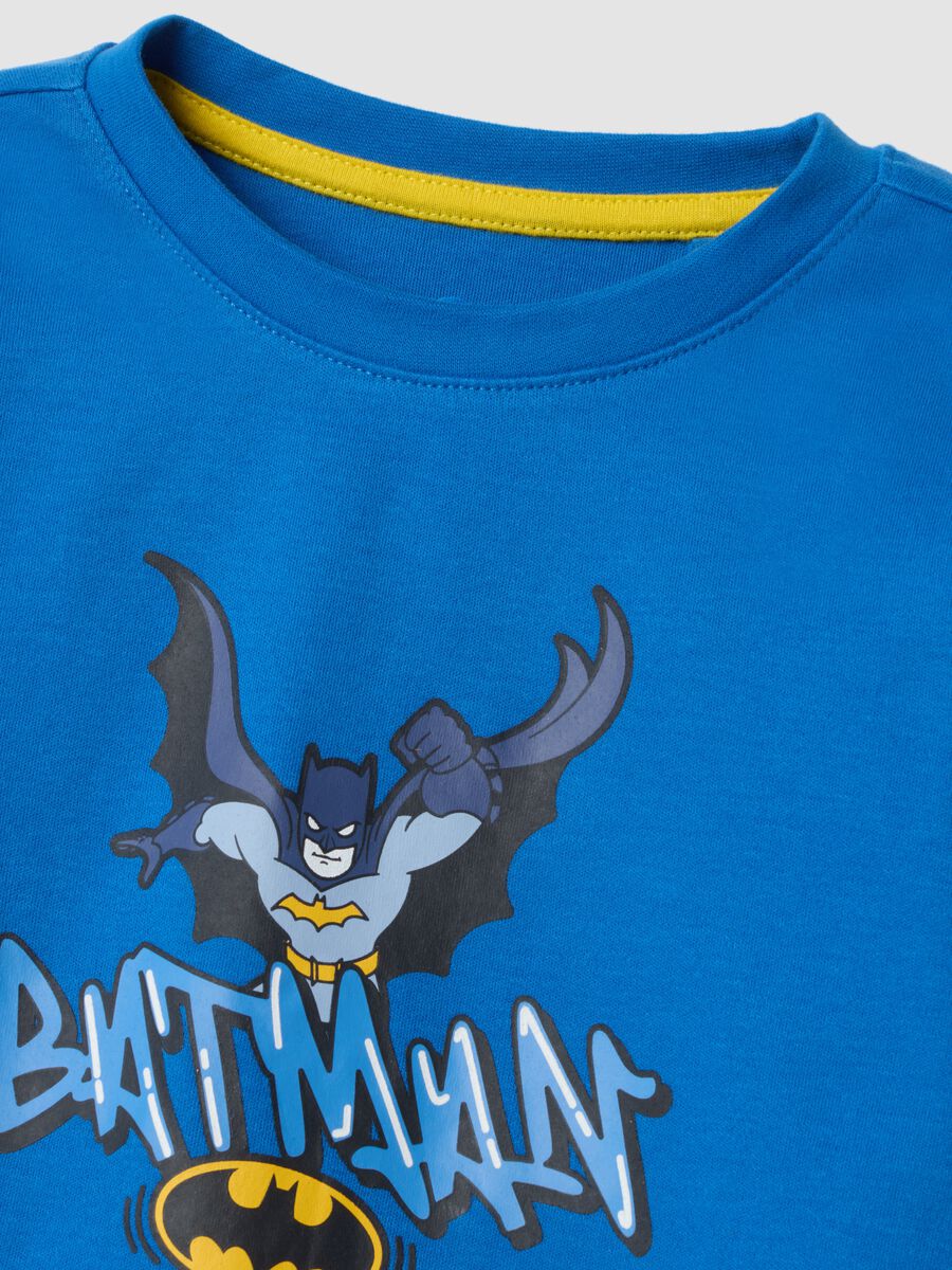 Multicolour Batman print pure organic cotton pyjamas_2