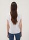 White pure cotton short-sleeve T-shirt, regular fit_3