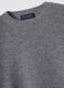 Grey pure lambswool crew-neck jumper, regular fit_1
