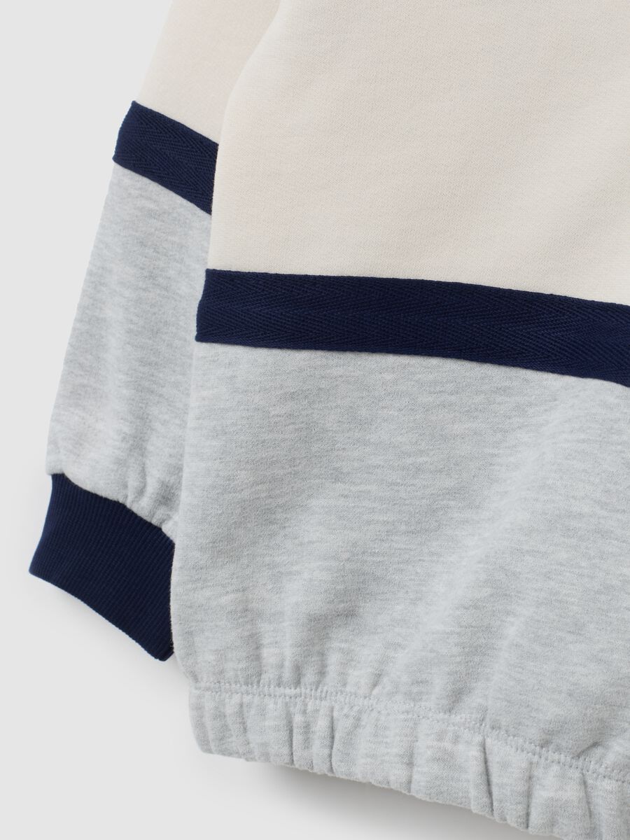 Felpa da bambino in puro cotone multicolor regular fit_3