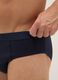 Blue stretch cotton regular fit three-pack briefs_3