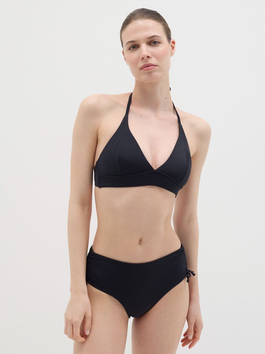 Black triangle bikini top_0