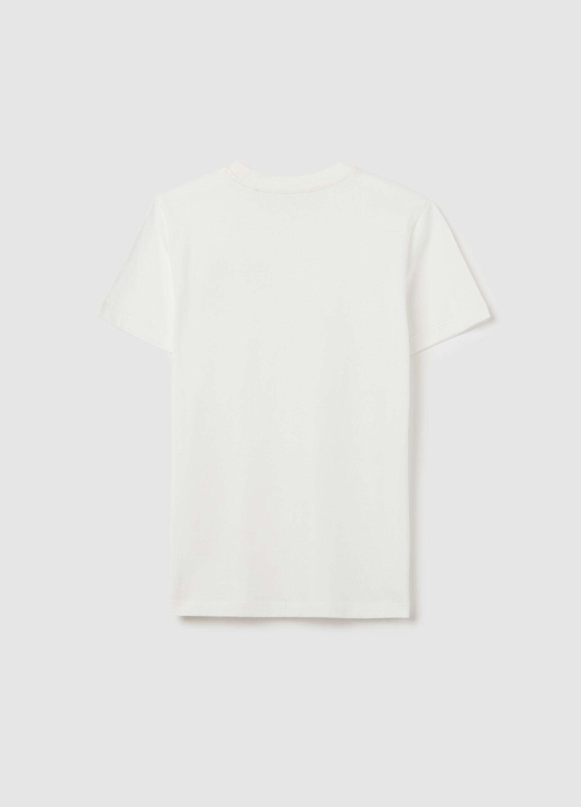 OVS Kids Pure Cotton White T-Shirt