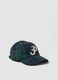 Multicolour lined viscose and wool-blend hat_0