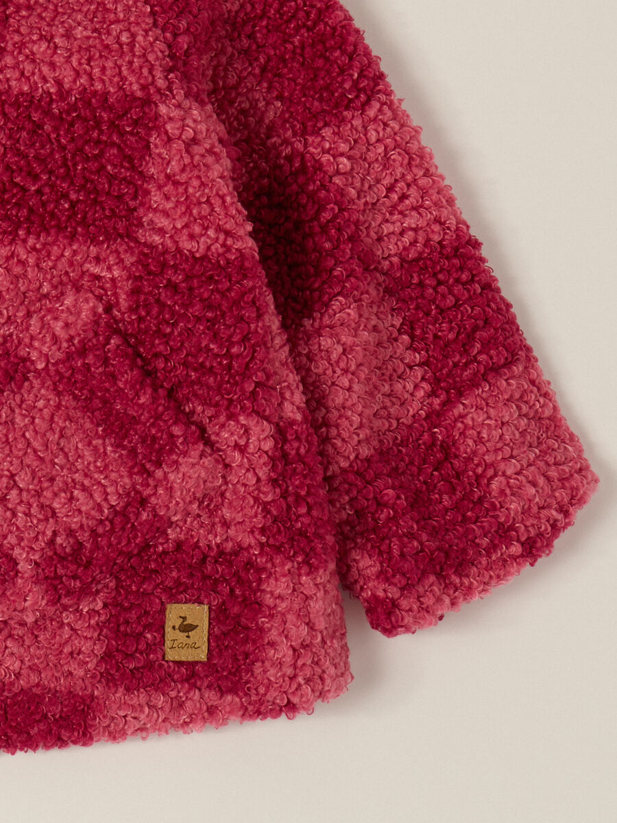 Pink Sherpa Jacket for Baby Girl_2
