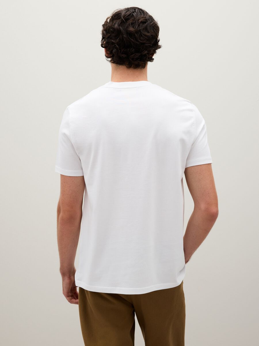 White pure cotton T-shirt_3