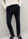 Stretch Velvet Blue Trousers_3