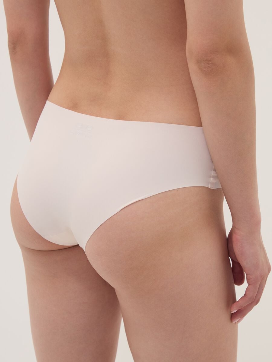 Slip hipster rosa in microfibra elasticizzata a vita regular_3