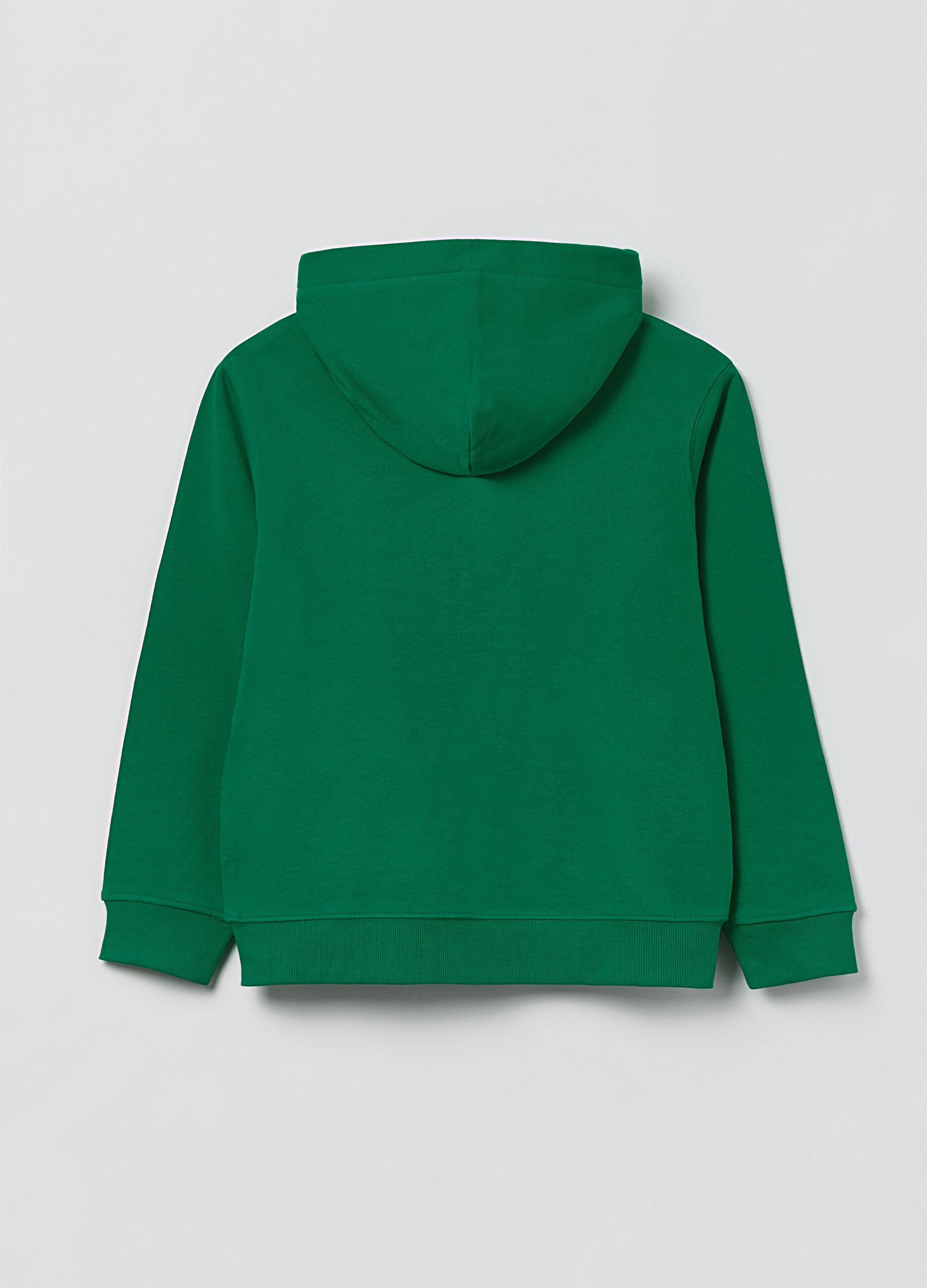 Full-zip in French Terry con cappuccio _1