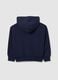 Girl's blue pure cotton sweatshirt regular fit_1
