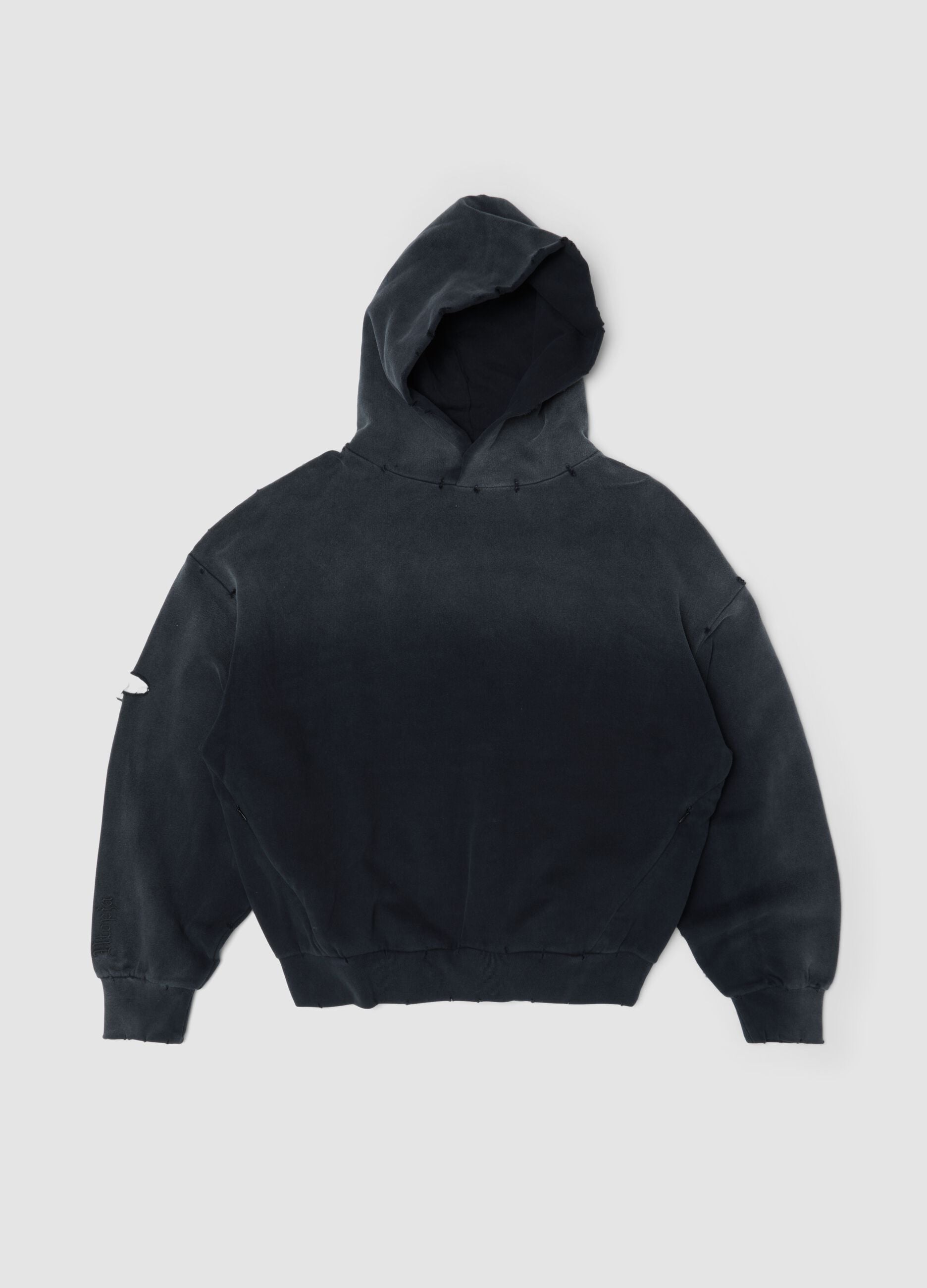 Sunfaded Black Hoodie