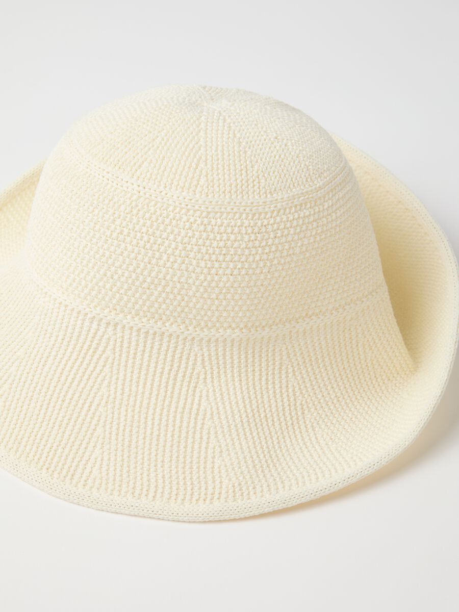 Women's White Cloche Hat_2