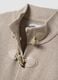 Cardigan beige in misto viscosa con alamari regular fit_1