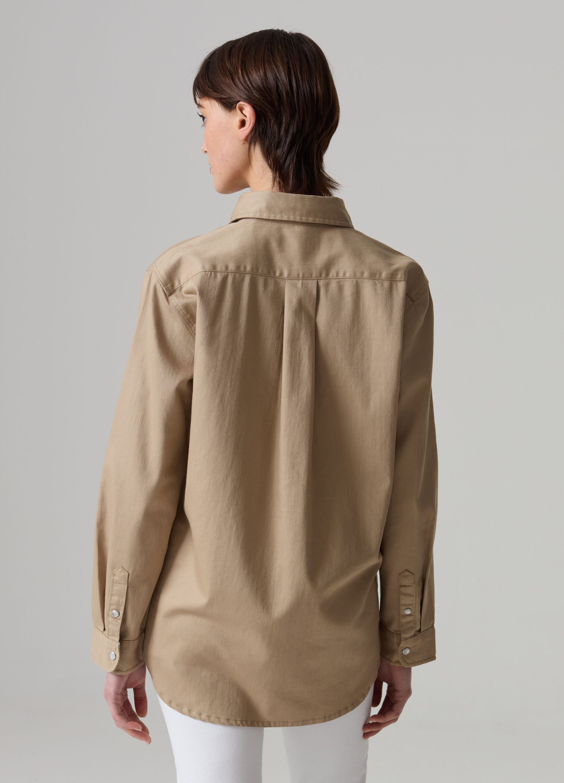 Camicia donna beige new arrivals