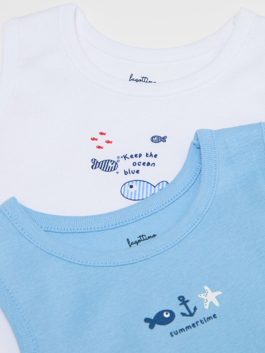 Three-pack bodysuits in organic cotton with print_2