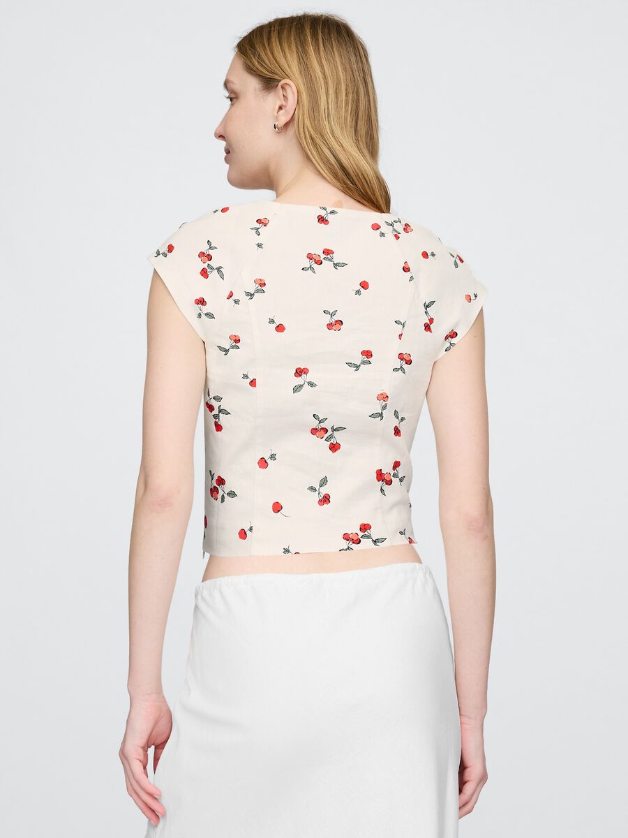 Gap Floral Crop Blouse_2