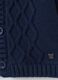 Baby Cardigan in Pure Blue Cotton - Regular Fit_2