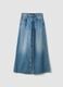 Light Blue Low-Rise Pure Cotton Wide-Leg Jeans_4