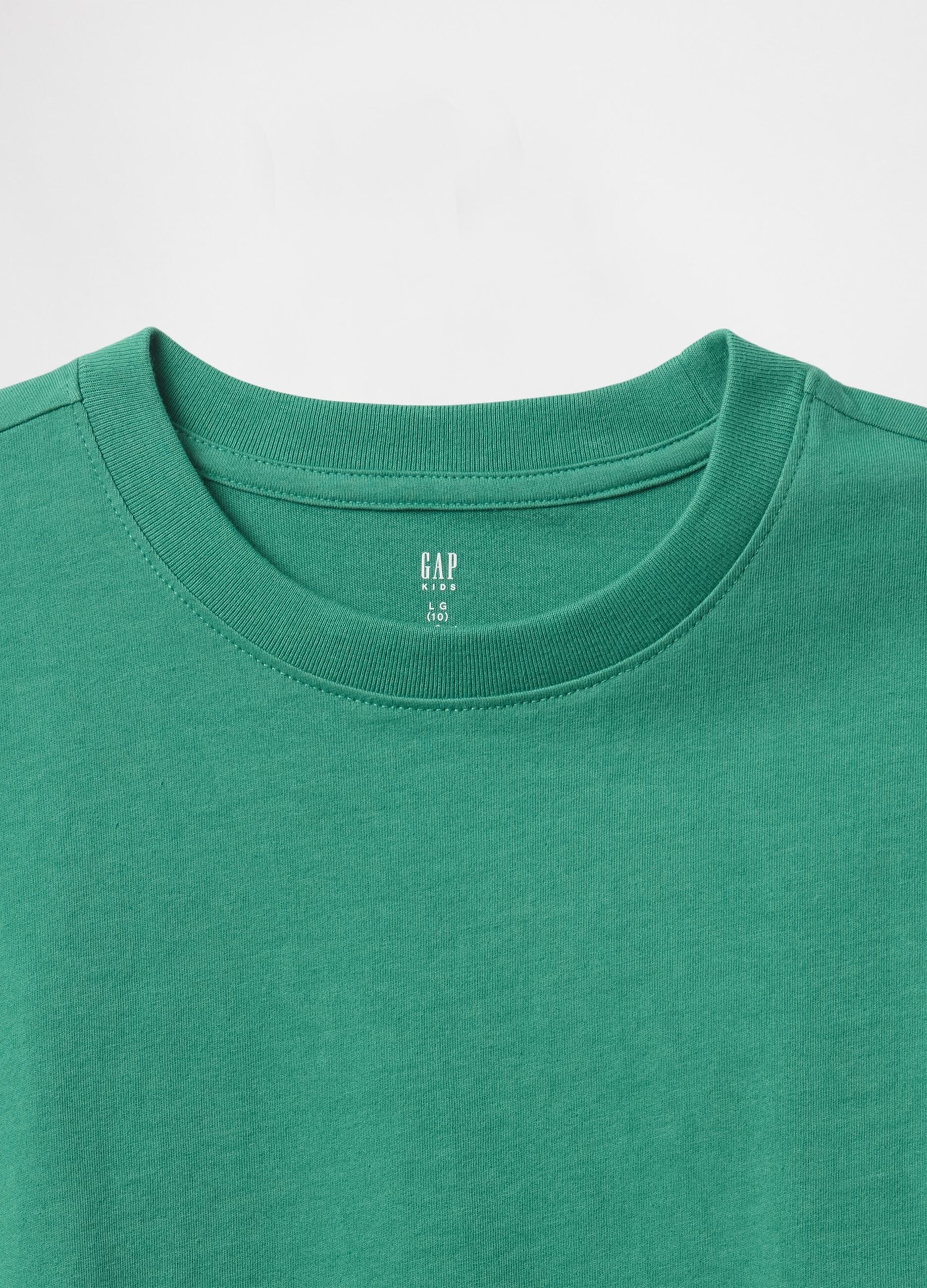 Green Cotton Short Sleeve T-shirt