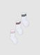 3-pack of white striped midi socks in stretch organic cotton_0