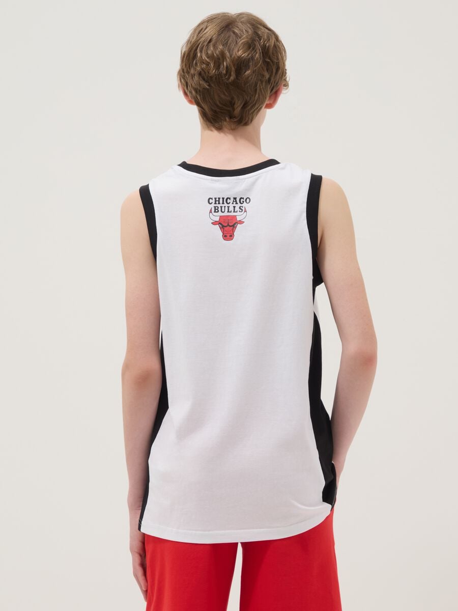 Canotta multicolor in puro cotone da ragazzo relaxed fit Chicago Bulls_1