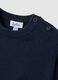 Blue pure cotton regular fit children's sweater_2