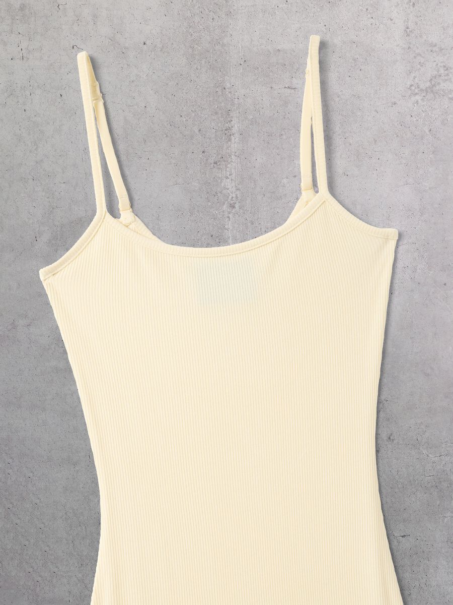 Long Dress Pastel Yellow_8