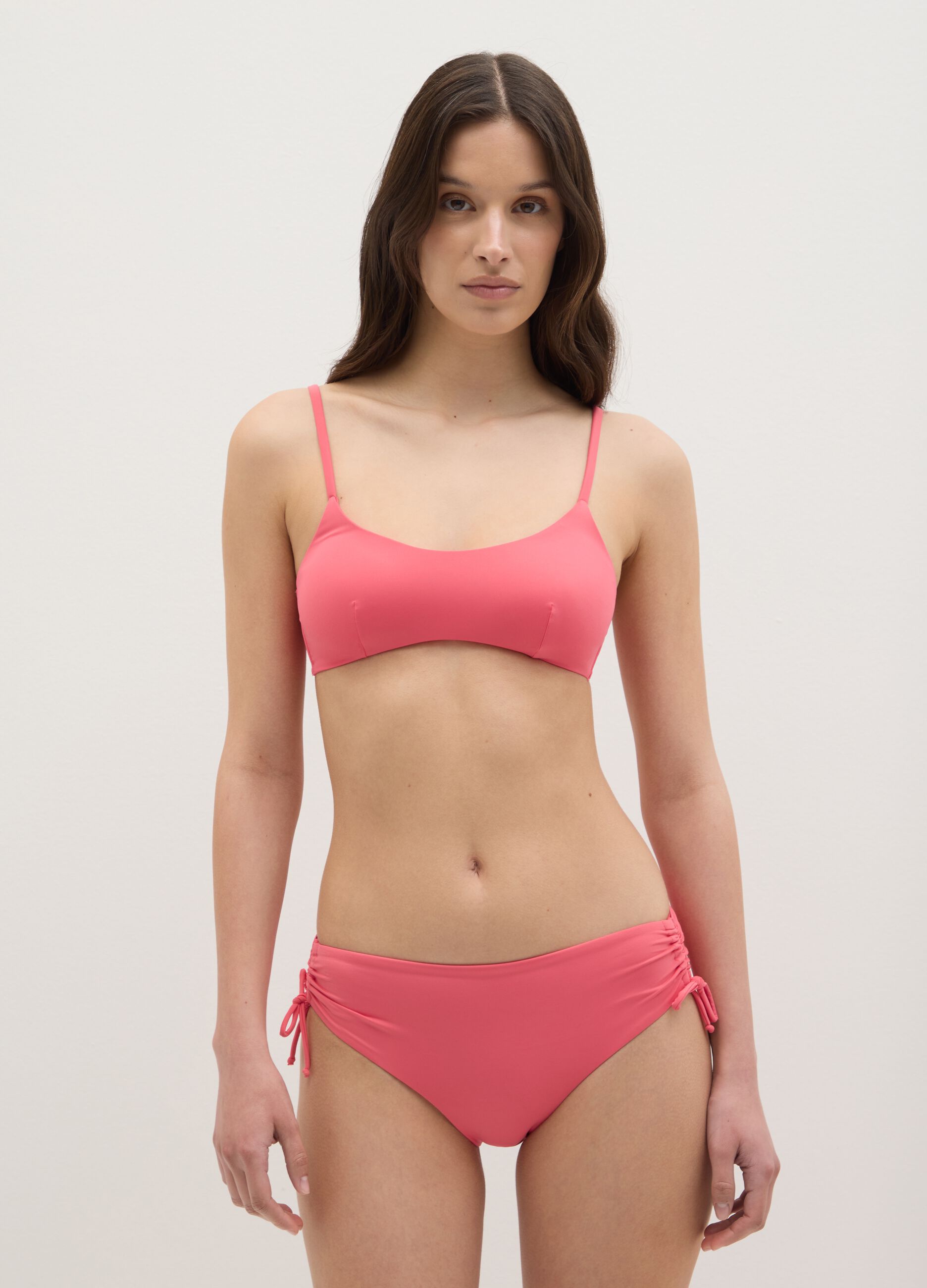 Pink bikini bralette