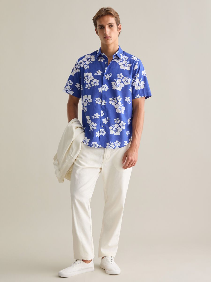 Men's Multicolour Pure Cotton Regular Fit Shirt_1