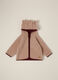 Beige Sherpa Jacket with Hood_0