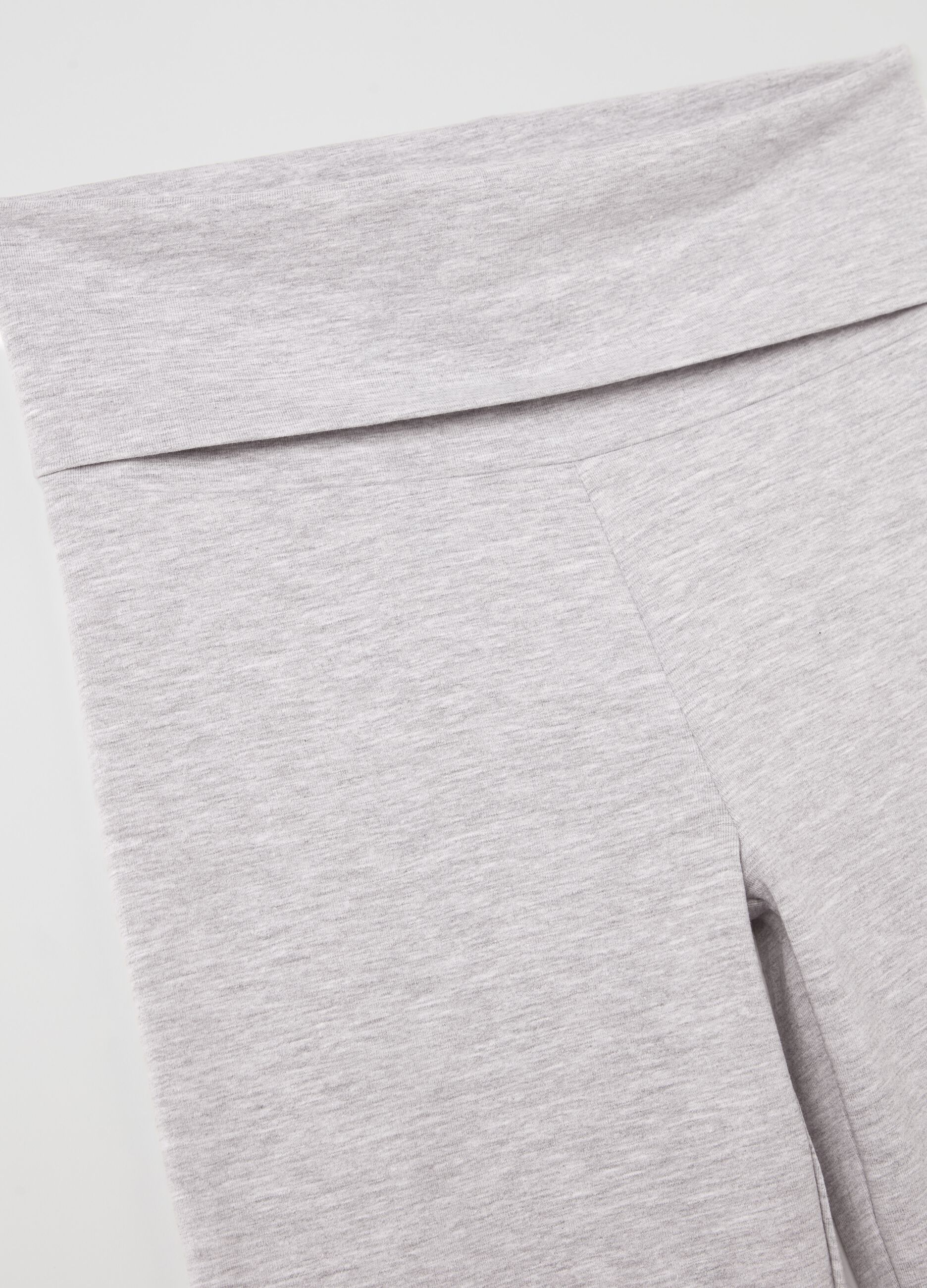 Jersey Yoga Pants Grey Mélange